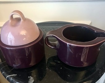 Noritake Primastone Fantasy 8317 Crema y azucarero con tapa