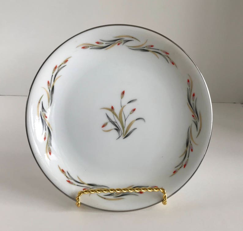 Hira Fine China Japan Nora Pattern 4181 7 12 Bread /& Butter Plate