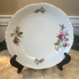 vintage Rosenthal Japon Mose Rose rond 7 1/2&quot; bol à soupe/coup