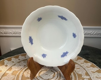 Vintage Adderley Ware China Blue Chelsea Plate Sprig Porcelain