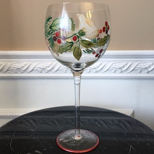 Block Splendor Hand Painted All Purpose Goblet