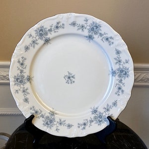 Winterling Bavaria Germany Renaissance Blue Garland 10&quot; Dinner Plate