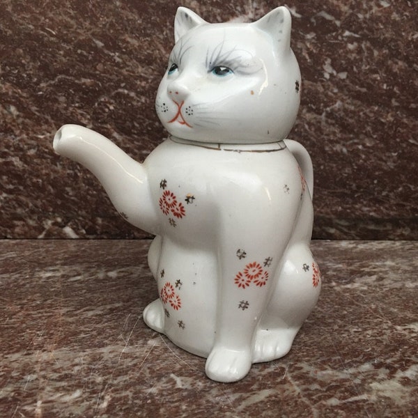 Cat in a Teapot Etsy