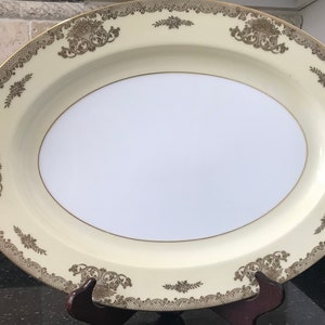 Noritake China Japan 7280 Mayfield 16&quot; Oval Serving Platter