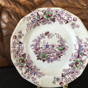Antique Wedgwood Tyrol Ironstone China 9 1/4&quot; Plate