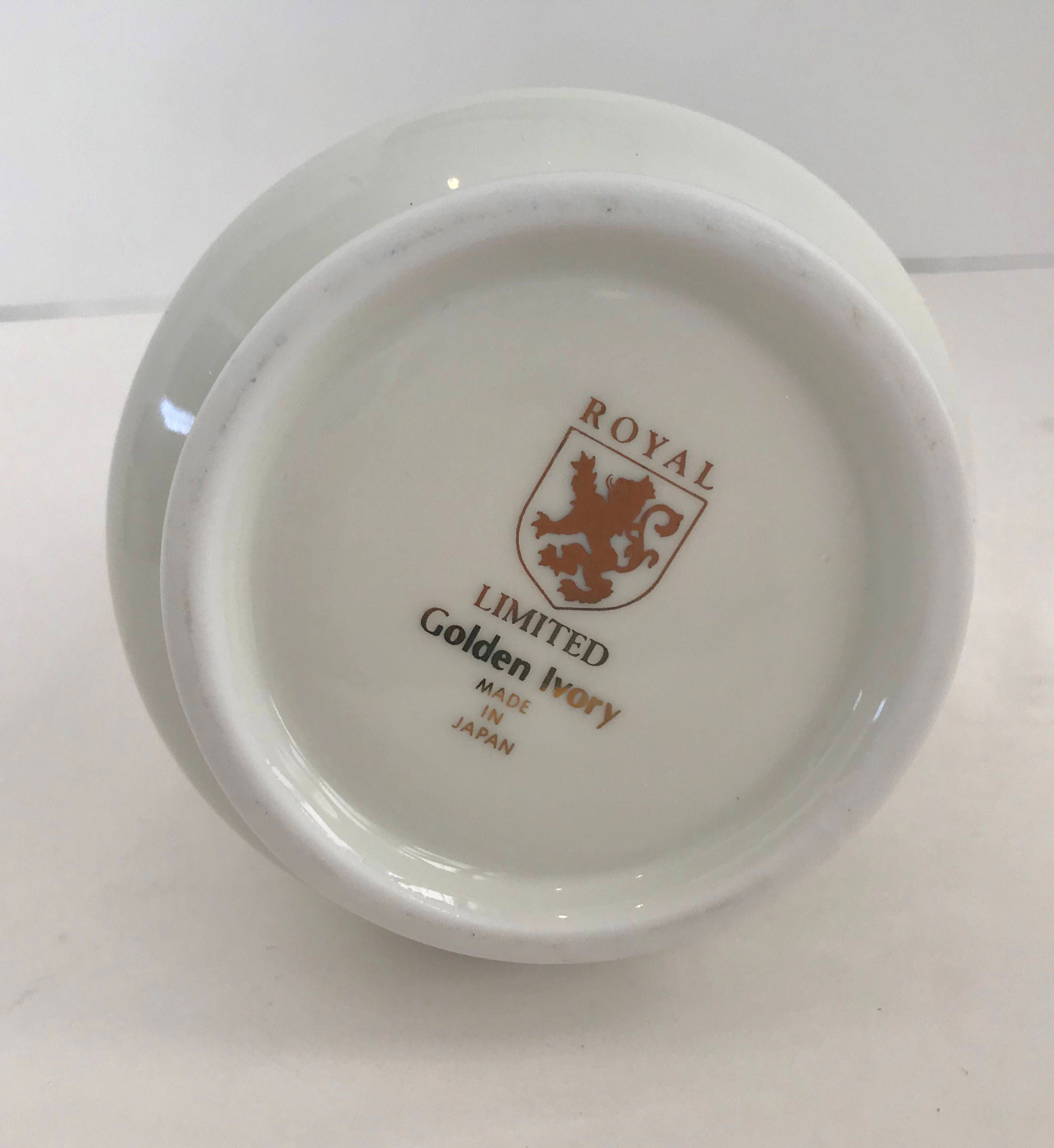 Vintage Royal Limited Golden Ivory Japan Creamer - Etsy