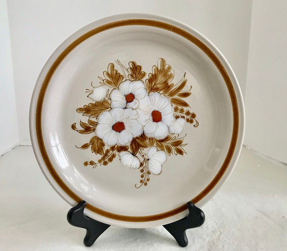 ノリタケ ストーンウェア　vintage デイジー　プレート4枚 No.8690「野菜のプレート：ノリタケ ストーンウェア」SOLD | ボルト