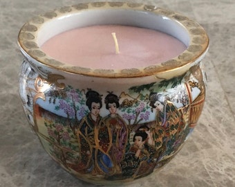 Asian Satsuma Style Soy Candle in a Round Bowl