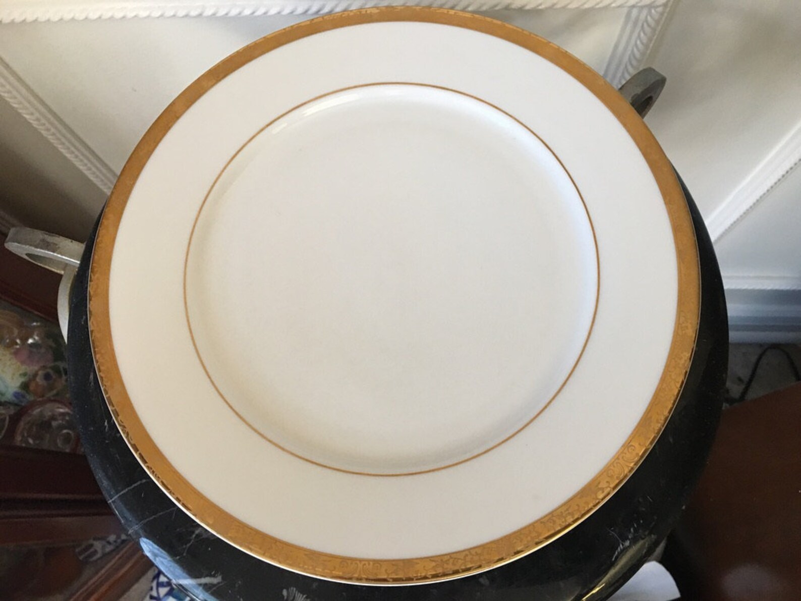 China Pearl Fine China Imperial Gold Trim China 10 1/2 Etsy