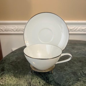 Noritake China Japan 5932 Colony Coffee Cup & Saucer