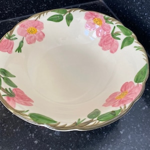 Franziskaner Geschirr Wüste Rose Butter 9&quot; Gemüseschale