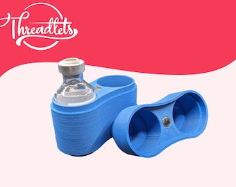 Estuche magnético doble para viales de insulina Novorapid de 23 mm para diabetes