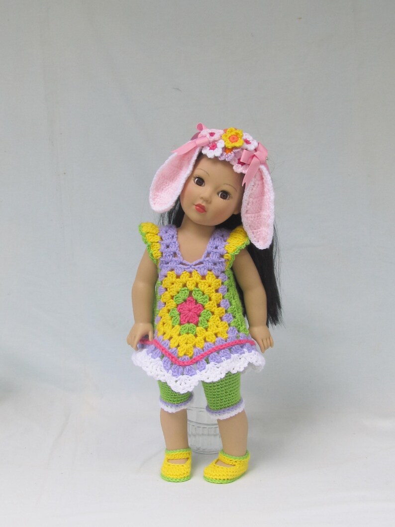 PDF Crochet Pattern for American girl doll "Holiday Toppers" Crochet doll costume