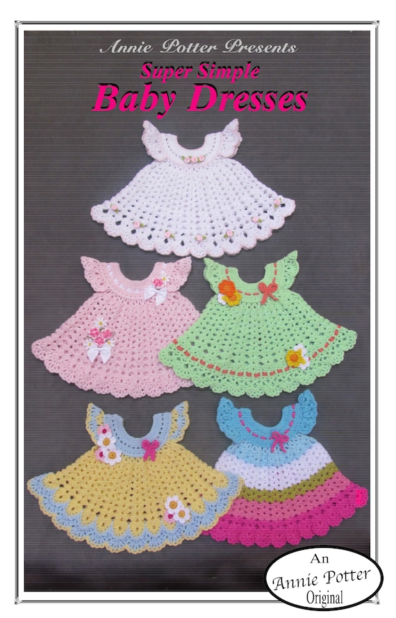 Simple crochet baby dress cheap pattern
