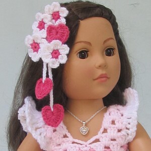 PDF Crochet Pattern for American girl doll "Holiday Toppers" Crochet doll costume