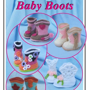 Crochet baby booties pattern, "Rock-a-billy ", Crochet baby shoe pattern, Baby booties, Crochet booties, Annie's patterns