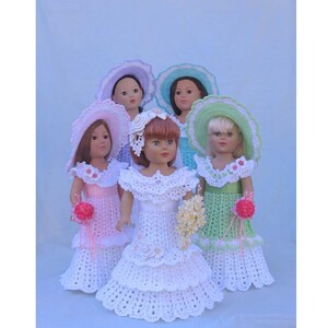 Bridal Party Doll Crochet Pattern - American Girl & Annie's Patterns, "A Bridal Party" Crochet doll pattern, Annie's patterns