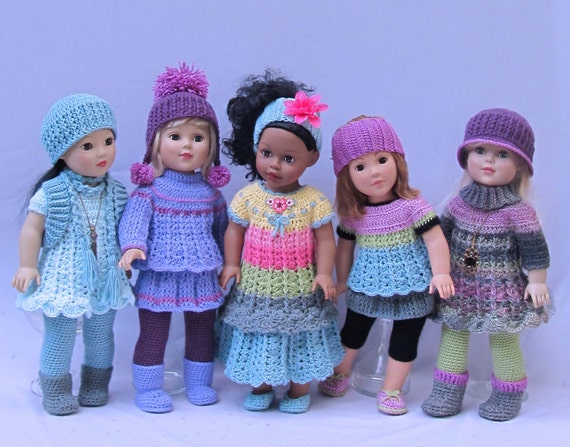 Pdf Crochet Pattern For 18 Inch Doll Simple Basic Etsy