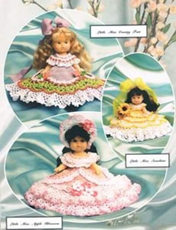 Crochet Victorian Darlings Patterns Annie Potter Presents 6 3//4/" To 14/" Dolls
