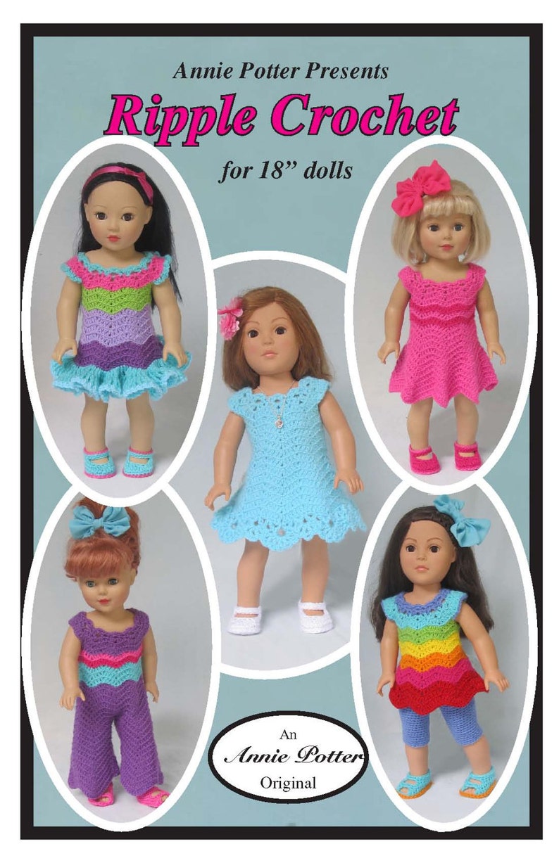 PDF Crochet Pattern for American Girl Doll ripple Etsy