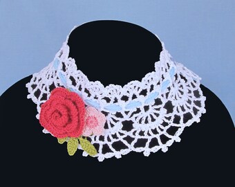 Crochet jewelry "Irish Lace Chokers" by Annie Potter Download ONLY! 
