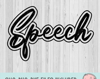 Discurso inchado svg, discurso svg, camisa svg, discurso camisa svg, silhueta svg, cricut svg