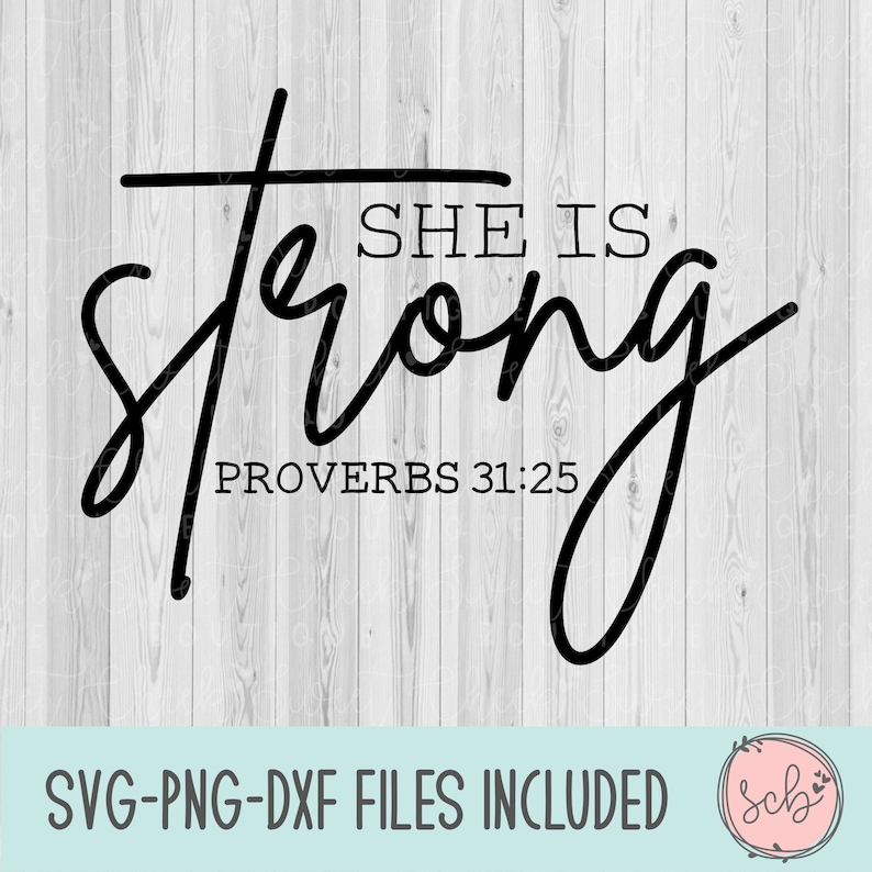 She is strong svg female empowerment svg cross svg | Etsy