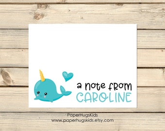 printable kawaii narwhal unicorn note cards stationery for girls unicorn narwhal thank you cards unicorn stationary set gift for girl - Printable Note Cards printable kawaii narwhal unicorn note cards stationery for girls unicorn narwhal thank you cards unicorn stationary set gift for girl - Printable Note Cards
