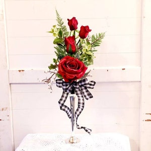 Mausoleum Floral Design, Crypt Niche Holder Arrangement, Grave Side Spike,  Cemetery Decoration,  One Sided