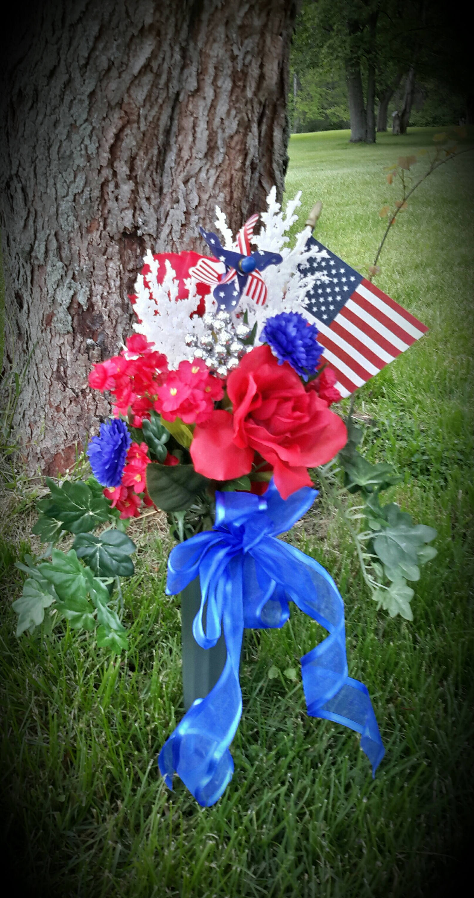 Memorial Day Grave Decorations Patriotic 4th of July Etsy