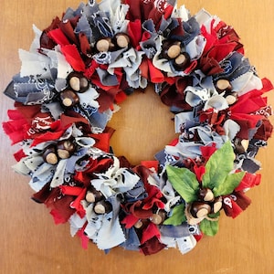 Ohio State University Buckeyes, Rag wreath, Front door, windows