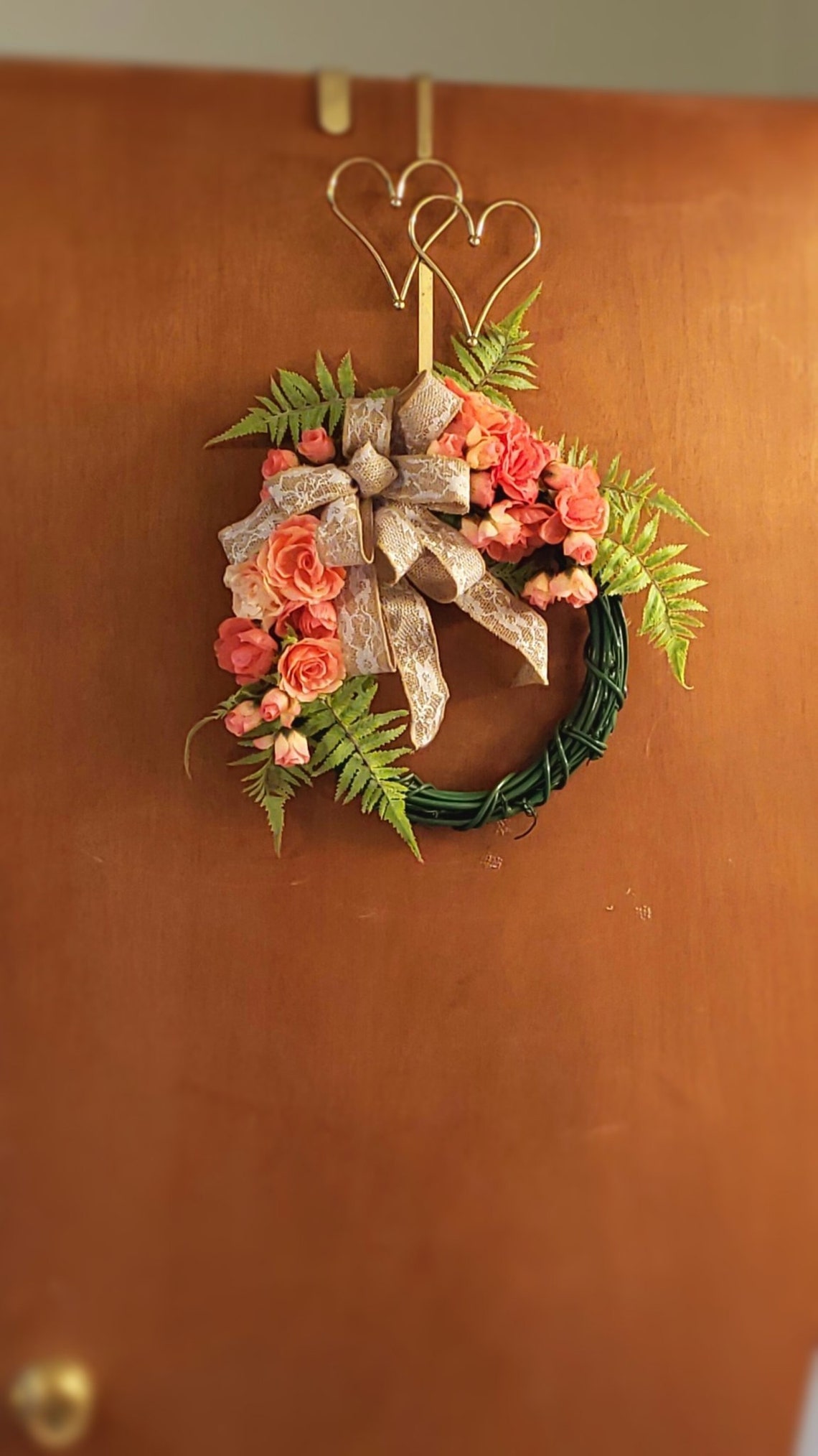 Aurora Green and Ivory Pearls Wreath Satin Wrap