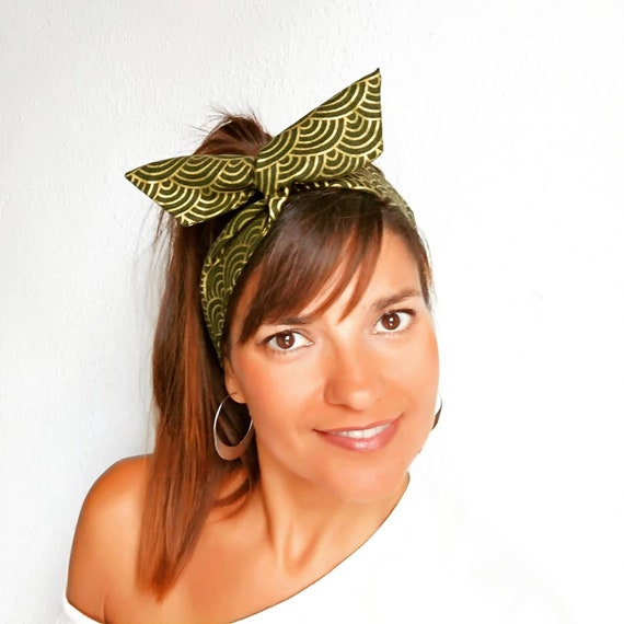 Girls Bow Headband exclusive prints green headband amazing watercolors dragonfly headband Toddler Girl Hair Accessories