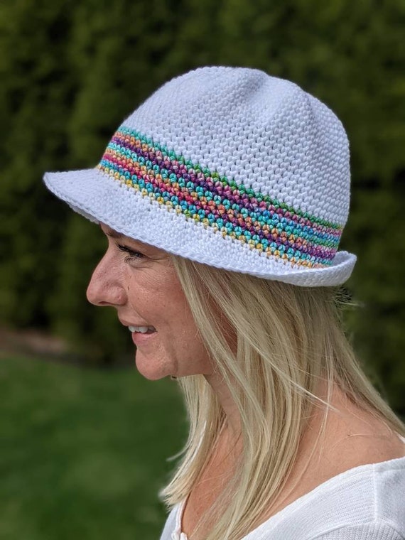 Bucket Hat, Bucket Hat Women, Bucket Hat Crochet Women, Summer