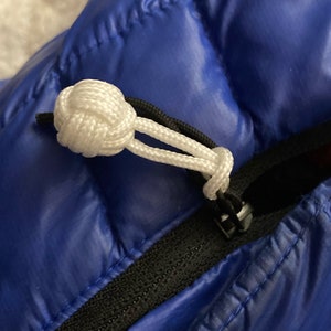 3 Micro Monkey fist Paracord Zipper pulls, volleyball zipper pull, miniature monkey fist, mini jacket zipper pull image 7