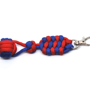 3,2,1 Monkey fist keychain, paracord monkey fist, volleyball keychain, zipper pull, paracord zipper pull, paracord monkey fist keychain