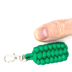 3,2,1 (Zipper pulls key fob Paracord Zipper pull paracord keychain