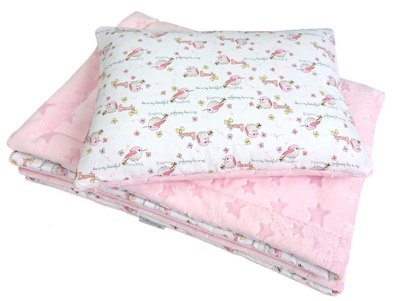 New Baby Blanket Set Blanket And Pillow Set Baby Girl Etsy