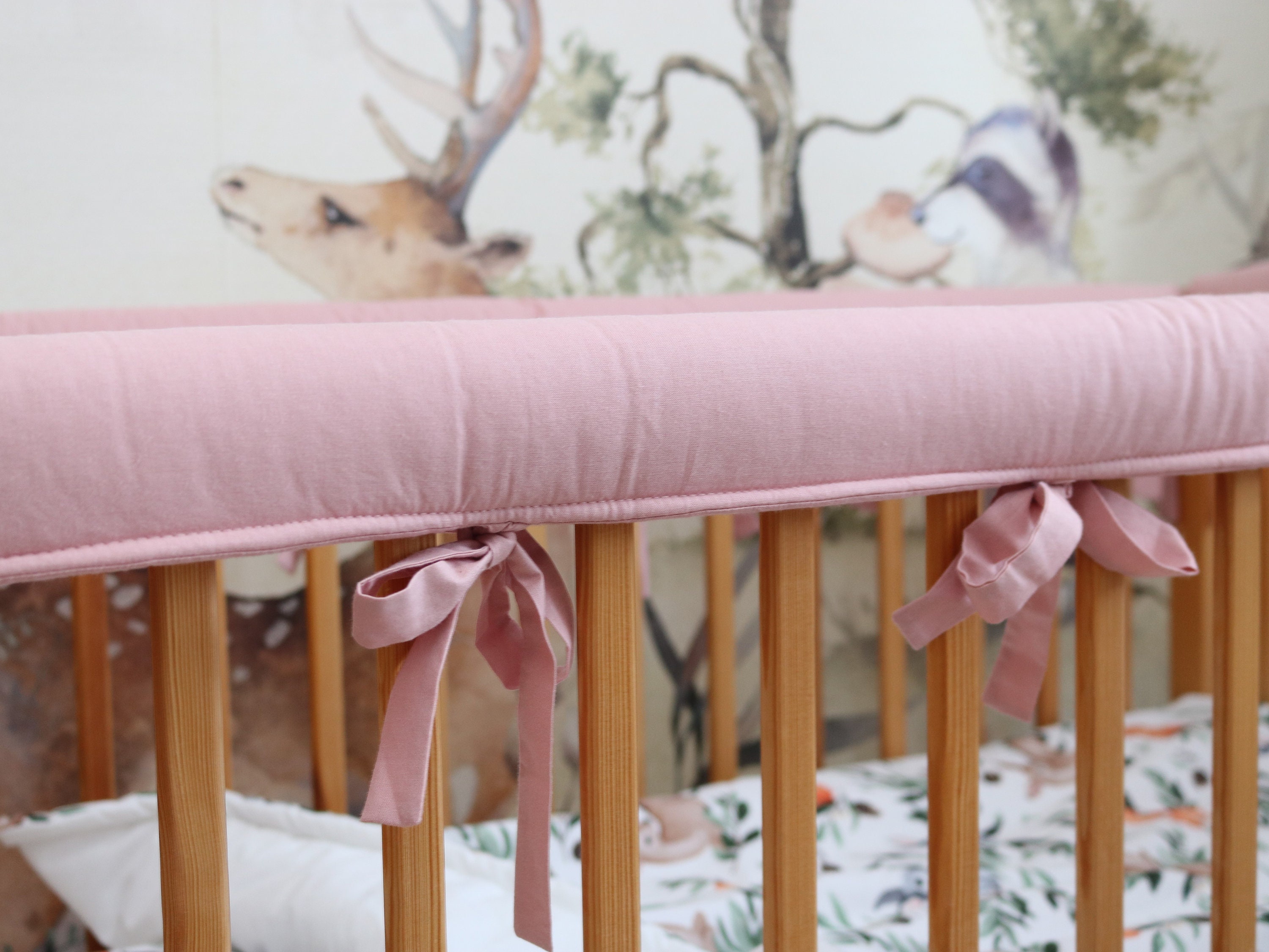 Simple Printed Crib Padding For Rails For Children Thicken Cotton Crib  Bumper With Anti Biting Strip, Splicing Bed Side Cushion For Safe Wrapping  Side 230816 From Qiyuan06, $12.87