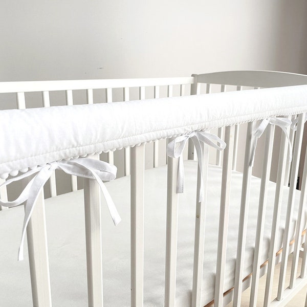 Crib Rail Guard Cover Etsy