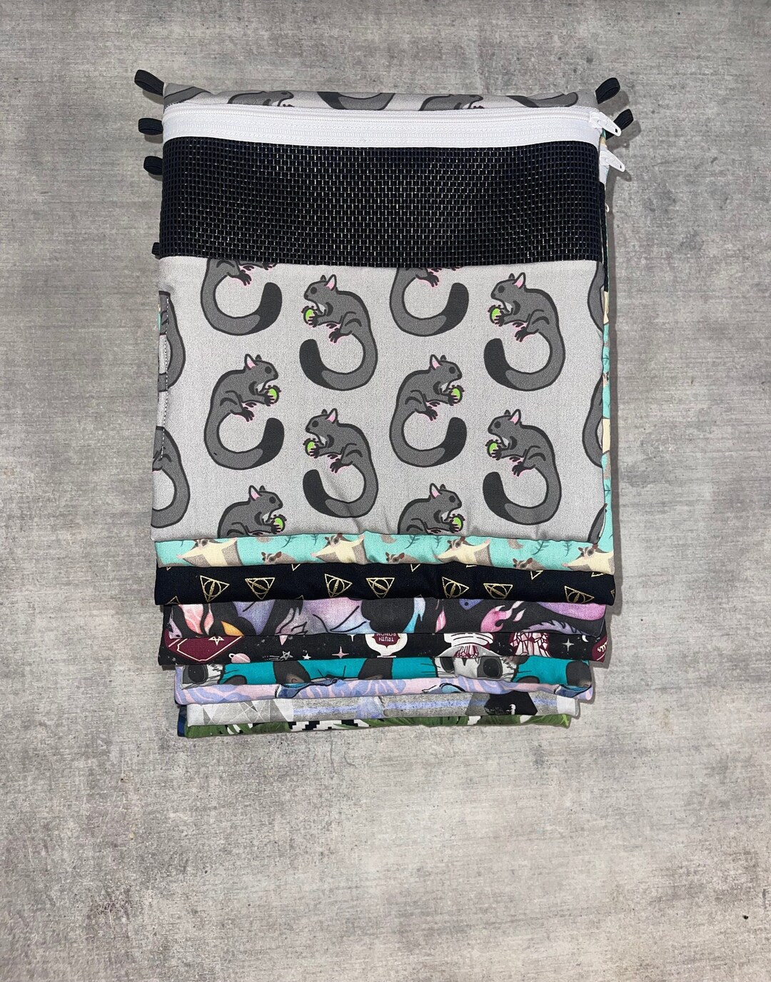 Set of Mystery Bonding Pouches for Small Animals, Sugar Glider, Rat