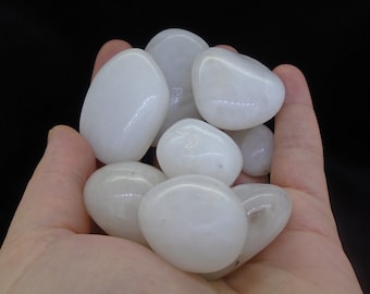 Scottish Quartz Pebbles - 200g Rough White/Clear Quartz Pebbles, Scotland, Mull of Kintyre Rocks, Collectors,  FREE WORLDWIDE DELIVERY