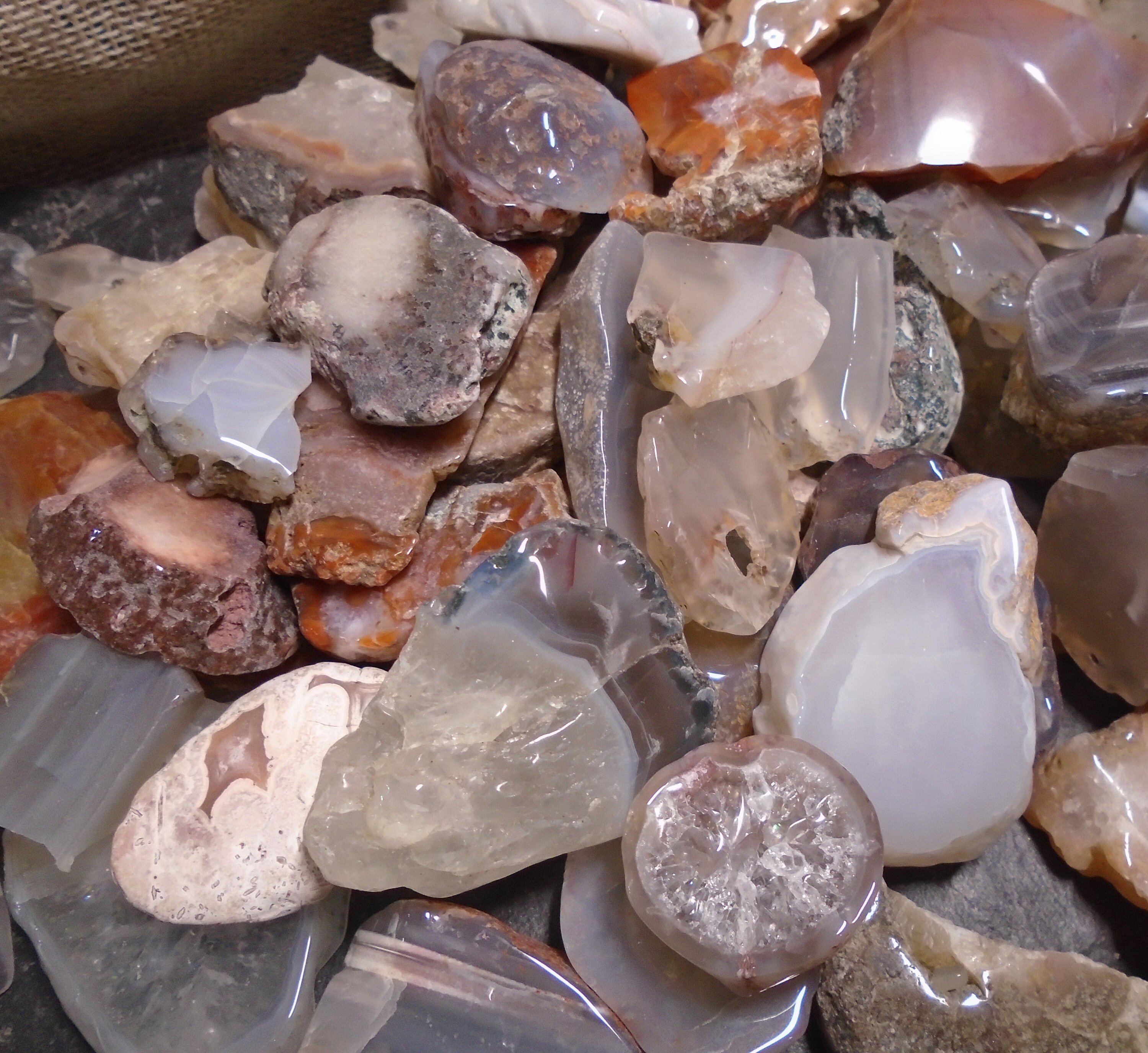 1kg Scottish Agate Mixed Medium Pieces Hand Collected Agate Etsy