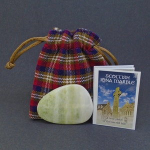 1 x Polished Iona Palm Stone - Hand Polished and Shaped, Hand Collected by Boat in the Scottish Isles, Isle of Iona, FREE WORLDWIDE DELIVERY