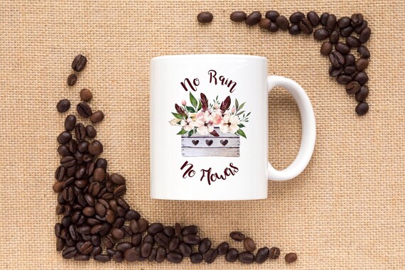 Mug Mockup Photo Digital Coffee Themed With Coffee Beans Etsy