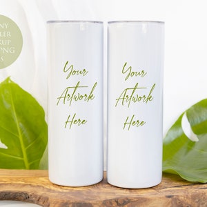 Skinny Tumbler Digital Mockup - JPG, PSD and PNG files
