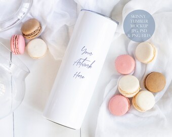 Skinny Tumbler Digital Mockup - JPG, PSD and PNG files