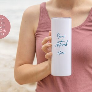 Skinny Tumbler Digital Mockup - JPG, PSD and PNG files
