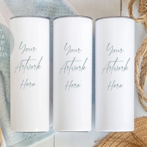 Skinny Tumbler Digital Mockup - JPG, PSD and PNG files