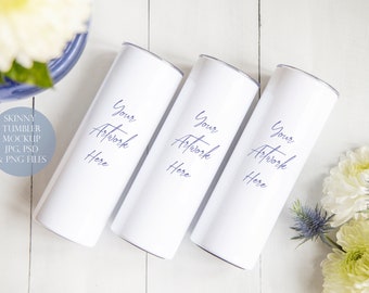 Skinny Tumbler Digital Mockup - JPG, PSD and PNG files